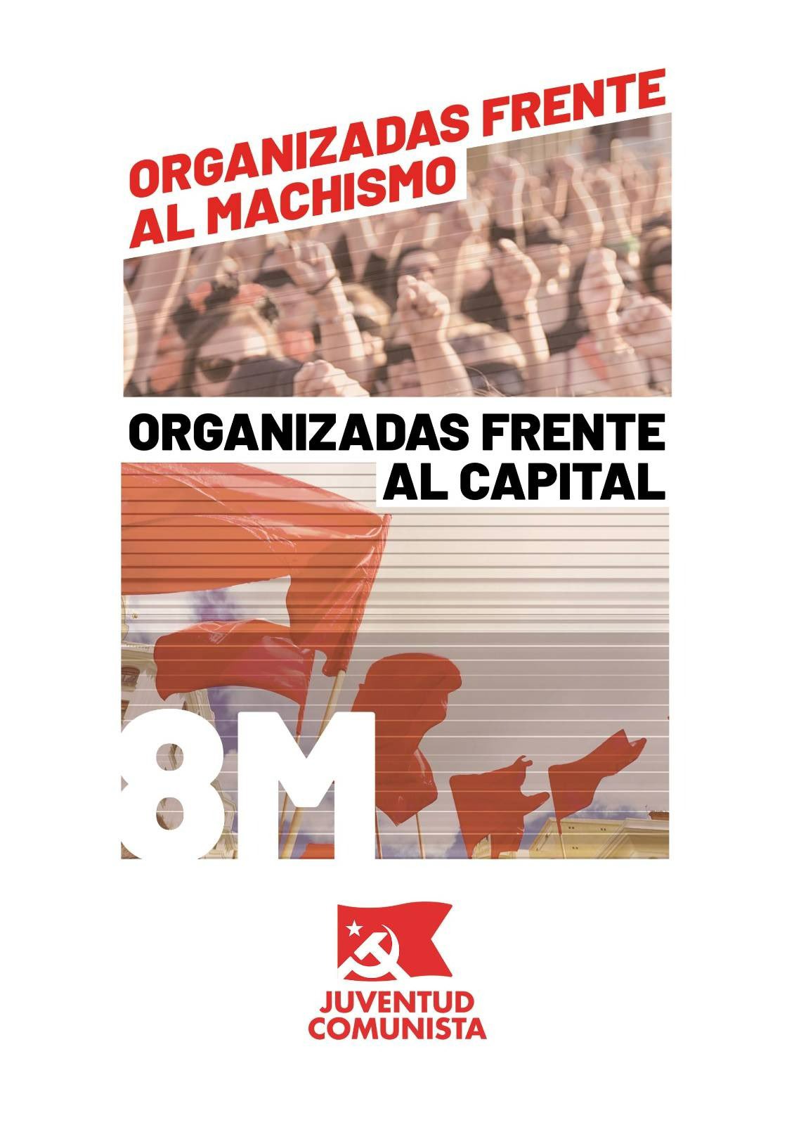 Cartel de la Juventud Comunista de su campaña sobre feminismo